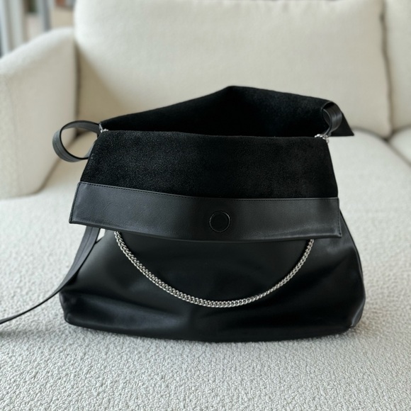 All Saints Large Lafayette Leather Shoulder Bag - Picture 11 of 15